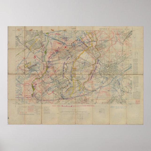 Affiche Bataille de Hill 70 (Devant)