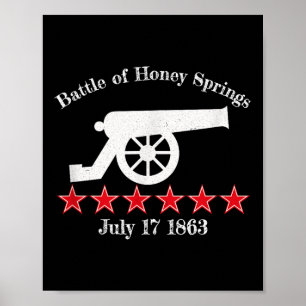 Affiche Bataille De Honey Springs Batailles Civiles Guerre