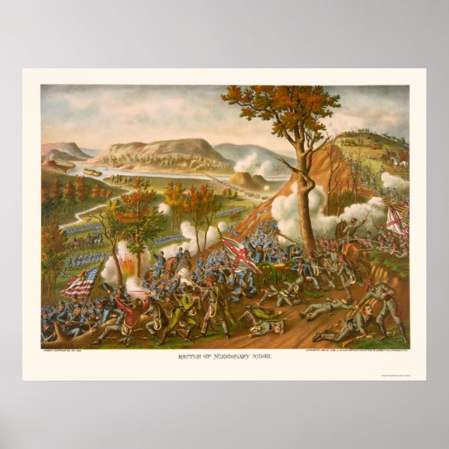 Affiche Bataille de la crête missionnaire par Kurz & Allis (Devant)