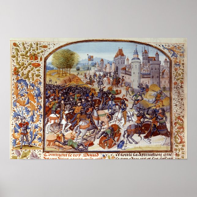 Affiche Bataille de la Croix de Neville de la Cent (Devant)