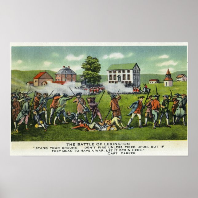 Affiche Bataille de Lexington (Devant)