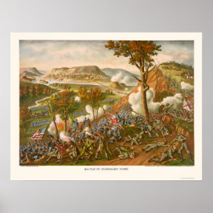 Affiche Bataille de missionnaire Ridge par Kurz et Allison