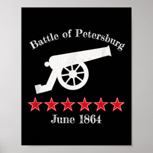 Affiche Bataille De Pétersbourg Batailles Civiles Guerre C