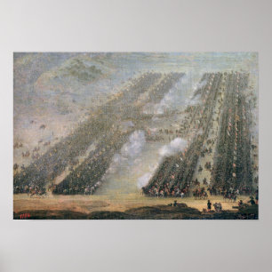 Affiche Bataille de Poltava, 1750