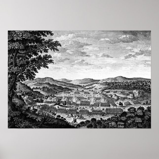 Affiche Bataille de Reichenburg, le 21 avril 1757 (Devant)
