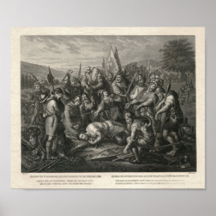 Affiche Bataille de Sempach - Scène héroïque de l'histoire