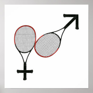 Affiche Bataille de Sexes Tennis