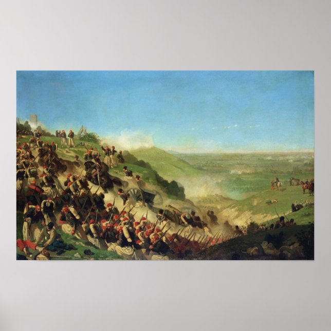 Affiche Bataille de Solferino, le 24 juin 1859 (Devant)