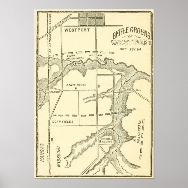 Affiche Bataille de Westport (Devant)