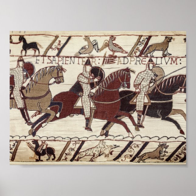 Affiche Bataille d'Hastings - Chevaliers normands (Devant)