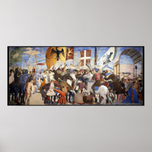 Affiche BATAILLE D'HÉRACLIE par Piero Della Francesca