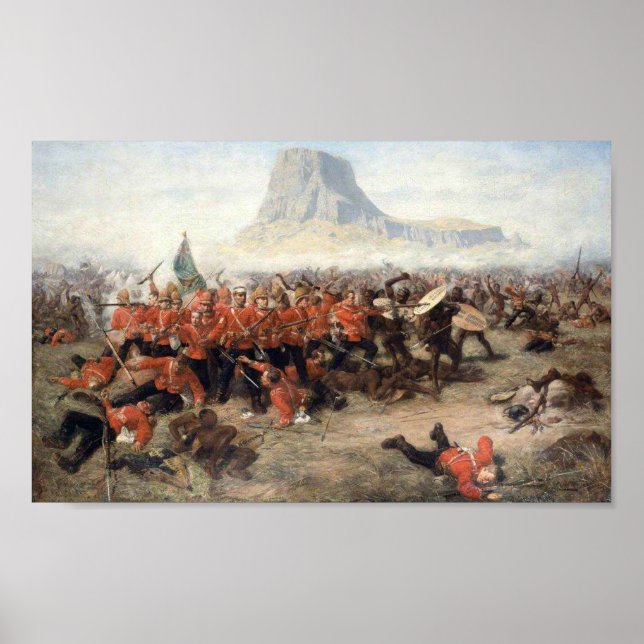 Affiche Bataille d'Isandlwana (Devant)