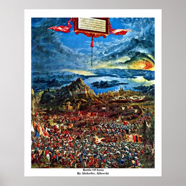 Affiche Bataille D'Issus Par Altdorfer, Albrecht (Devant)