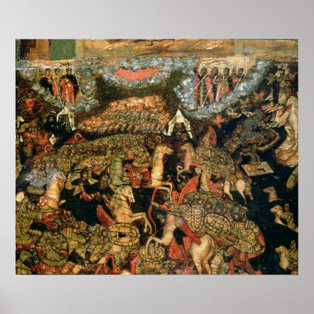 Affiche Bataille entre les troupes russes et tatares (Devant)