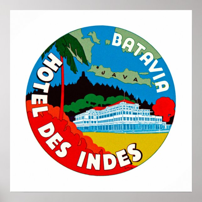 Affiche Batavia Hotel Des Indies (Devant)