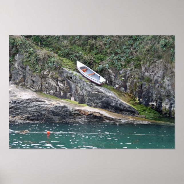 Affiche Bateau à Cornwall (Devant)