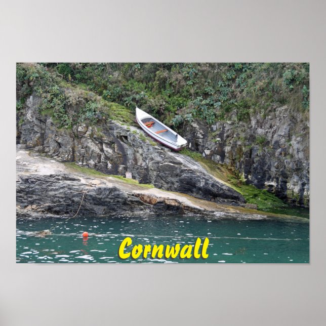 Affiche Bateau à Cornwall (Devant)