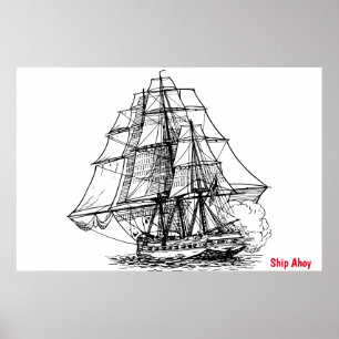 Affiche Bateau à Voile