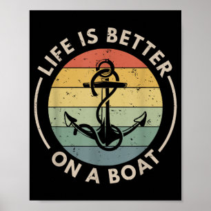 Affiche Bateau À Voile Amusant Vie De Bateau À Voile Est M