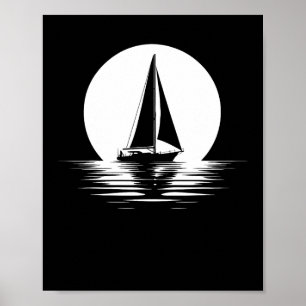 Affiche Bateau à voile - Bateau capitaine Bateau Sun