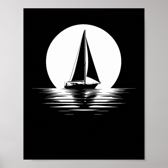 Affiche Bateau à voile - Bateau capitaine Bateau Sun (Devant)