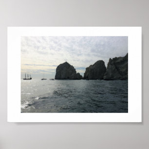 Affiche Bateau à voile sur la mer Mexique Photographie cou