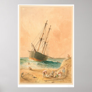 Affiche Bateau britannique "Viscata" (0533A)
