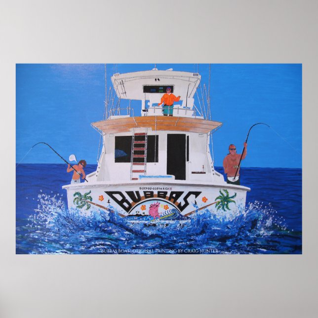 Affiche Bateau Bubbas (Devant)