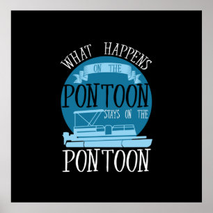 Affiche Bateau - Ce qui se passe sur le Ponton