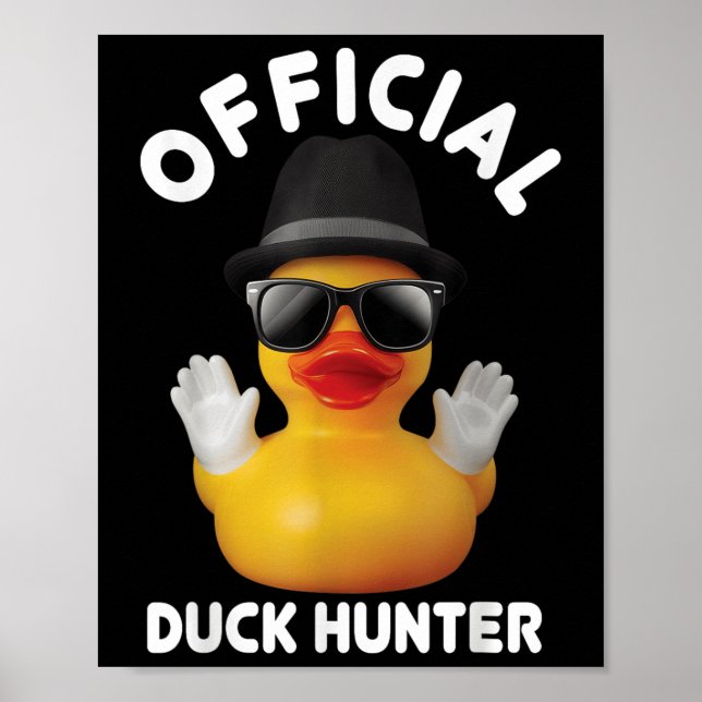 Affiche Bateau de croisière Cool Duck drôle canard en caou (Devant)