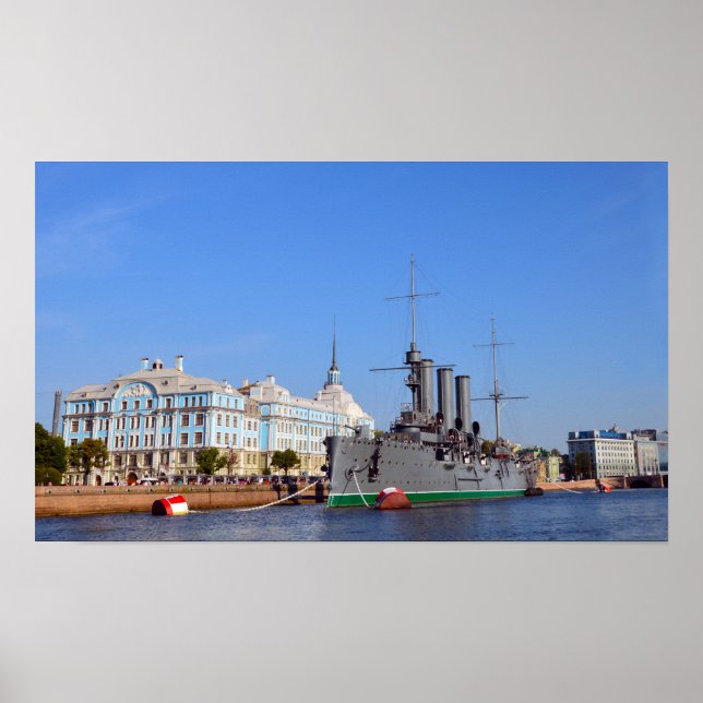 Affiche Bateau de croisière russe Aurora (Devant)