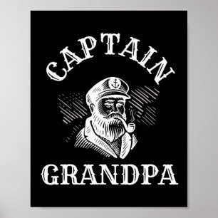 Affiche Bateau de plaisance propriétaire capitaine grand-p