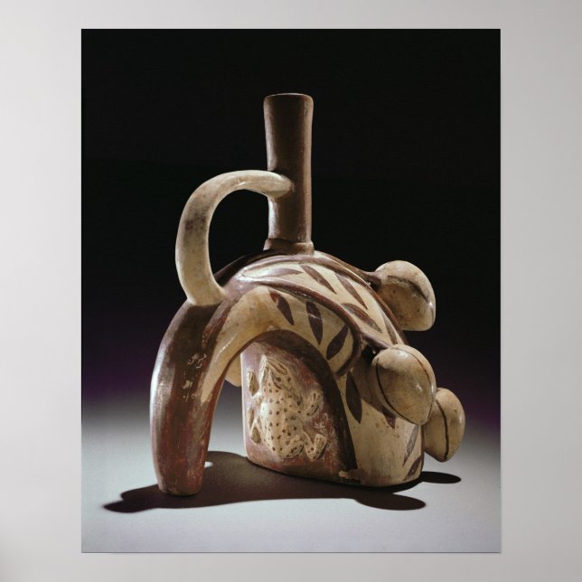 Affiche Bateau de poterie d'une grenouille escalade d'un c (Devant)