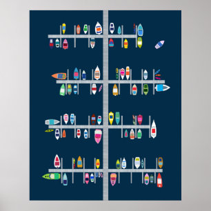 Affiche Bateau Docks-Multi sur Marine