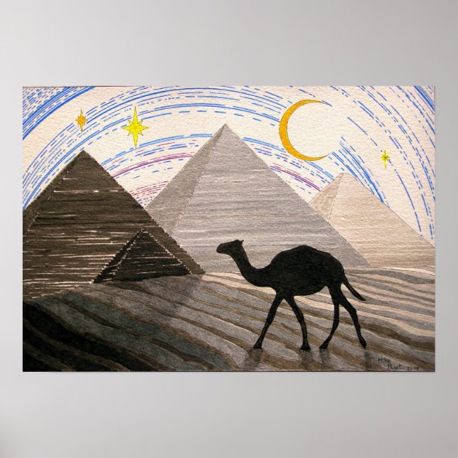 Affiche Bateau du désert (Devant)