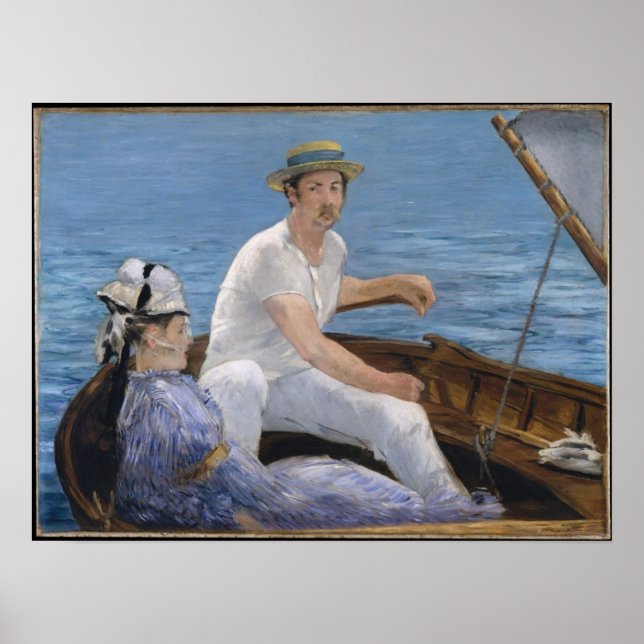 Affiche Bateau - Edouard Manet (Devant)