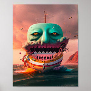 Affiche Bateau effrayant