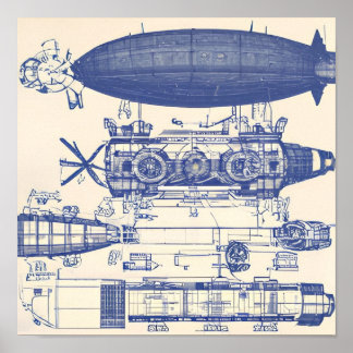 Affiche Bateau Steampunk 4