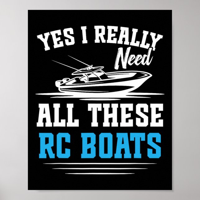 Affiche Bateau télécommandé Rc Captain Cruise Besoin de to (Devant)
