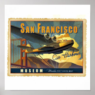 Affiche Bateau volant Martin 130