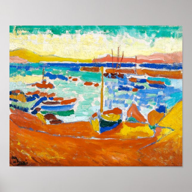 Affiche Bateaux à Collioure | Andre Derain | (Devant)