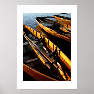 Affiche Bateaux à rames sur Derwentwater : le Lake Distric