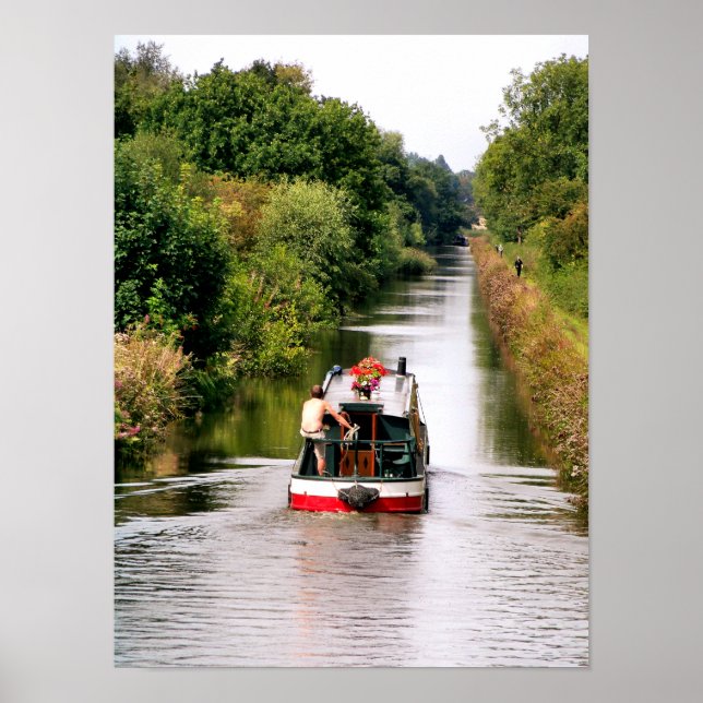 AFFICHE BATEAUX DE CANAL (Devant)