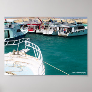 Affiche Bateaux de la mer Rouge