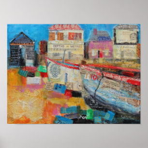 Affiche Bateaux de pêche anciens 2013