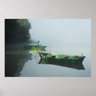 Affiche Bateaux en eau calme