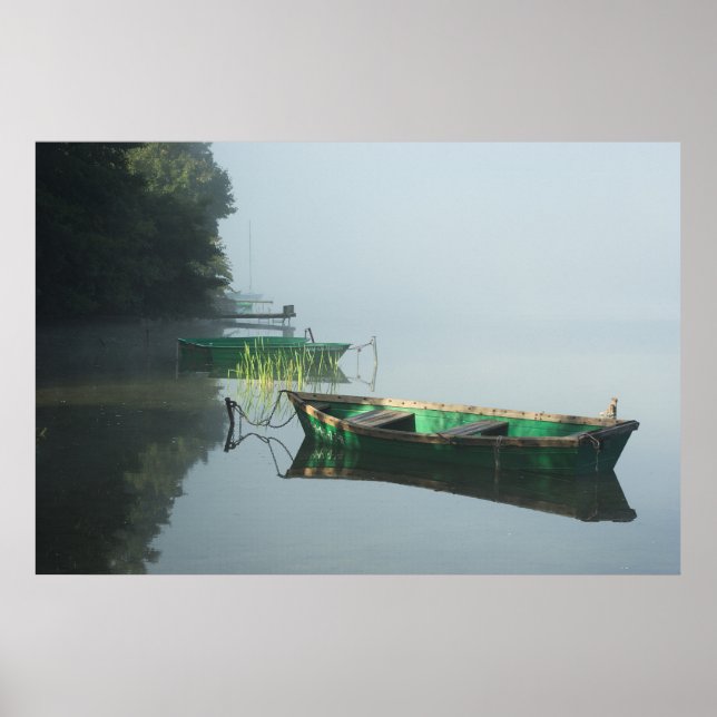 Affiche Bateaux en eau calme (Devant)