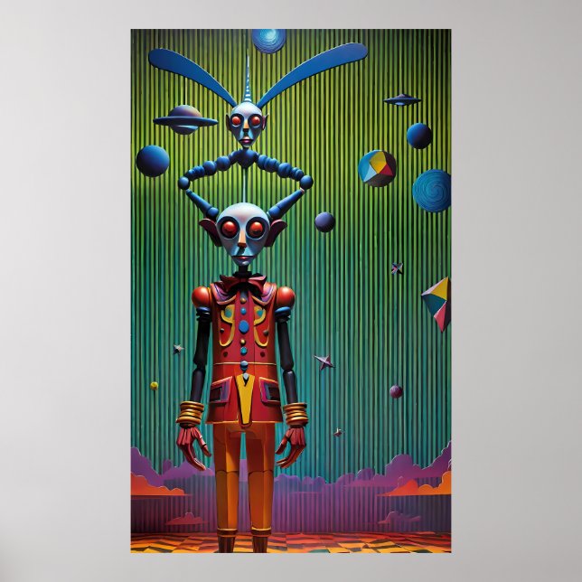 Affiche Batferatu et garçon sur la planète Vampiranus Ken  (Devant)