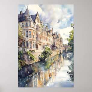 Affiche Bath Aquarelle 2