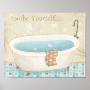 Affiche Bath de mosaïque